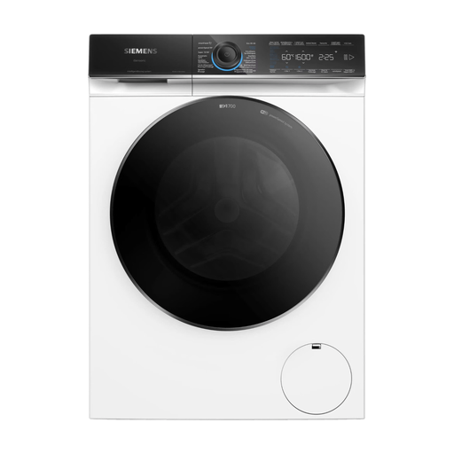 Siemens WG56B2AWFG iQ700 Washing Machine, 10 kg, 1600 rpm, Energy Class A, NL/FR panel, White