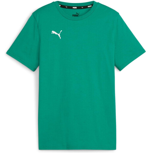 T-shirt de sport junior PUMA teamGOAL Casuals vert pour enfant