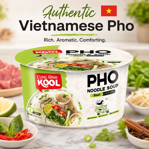 Kool Pho Bowl 68g | Beef Hanoi Style