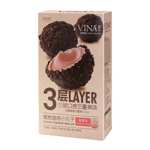 VINA Lava Cookie Bites，草莓味，100 g