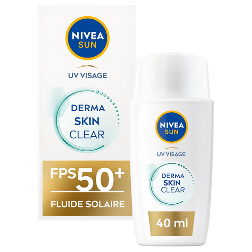 Nivea Sun Derma Skin Clear Face UV Fluid SPF 50+ 40 ml