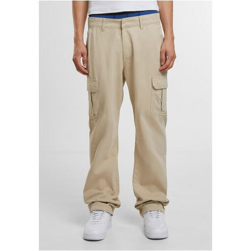 Urban Classics Straight Leg Cargo Pants sand 34
