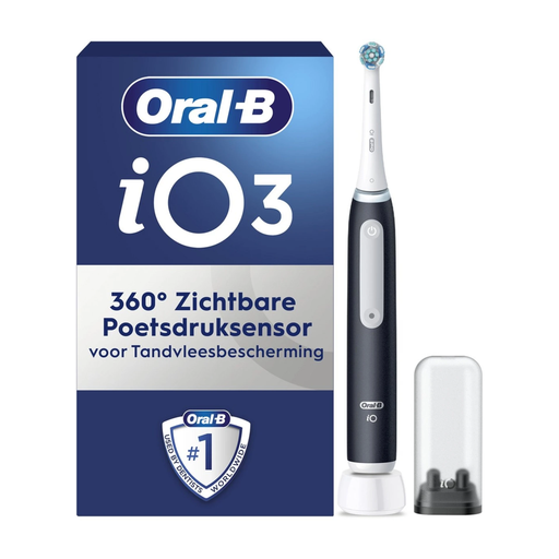 ORAL-B iO 3N - Electric Toothbrush - Black Smart Pressure Sensor 3 Modes iO3 Series Black