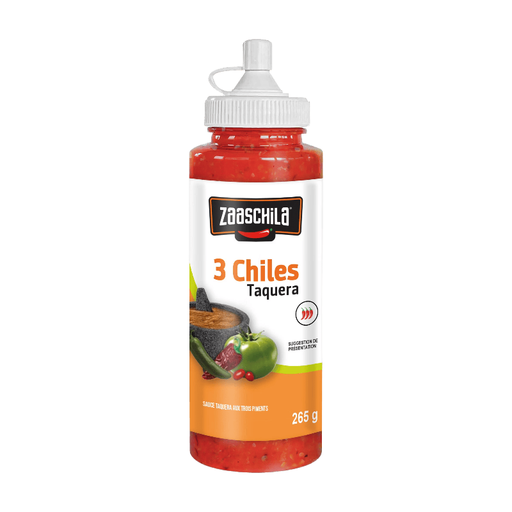 ZAASCHILA Tres Chiles Taquera Mexican Sauce 265 g