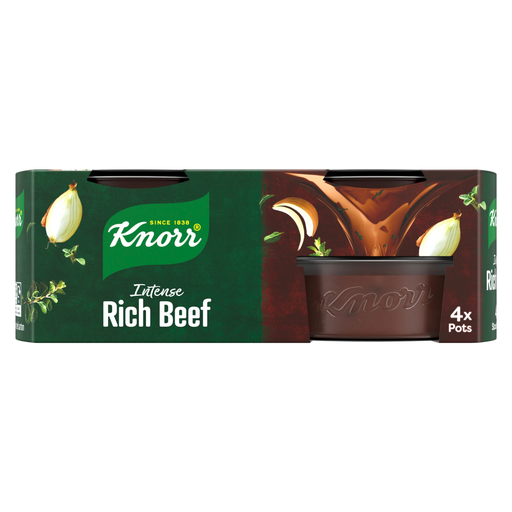 Knorr Rich Beef Stock Pot 4 Pack 112g