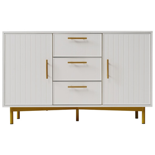 Sideboard mit 2 Türen und 3 Schubladen, Wei?