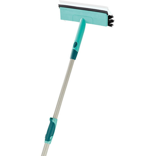 Leifheit Fensterwischer Brush Window Cleaner with Telescopic Handle, 200 cm