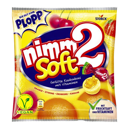 Nimm2 Soft Filled Fruit Chewy Candies 195g