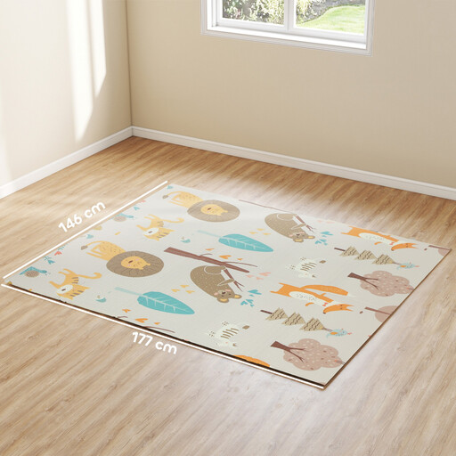 AIYAPLAY Baby Play Mat with animal theme