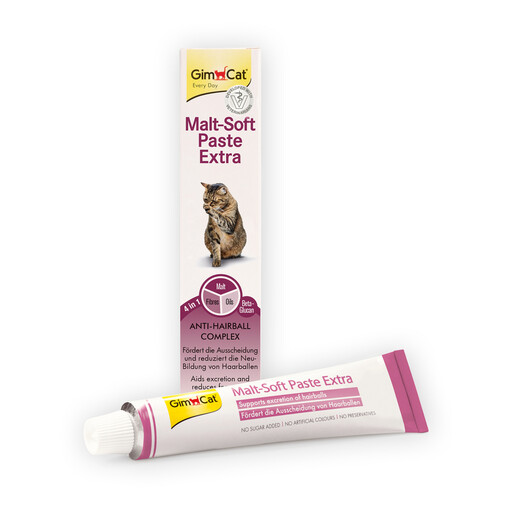 GimCat Malt-Soft Paste Extra, Anti-Hairball Cat Treat