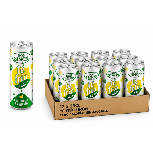 DON SIMON Lemon Tea, Pack of 12 x 33 cl