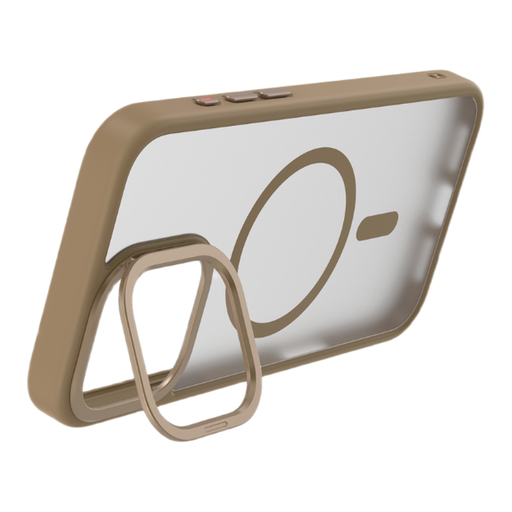 Comma Joy Elegant Magnetic Anti-Shock Phone Case - iPhone 16 Pro - Desert Titanium