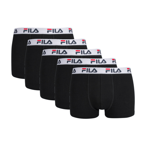 FILA Boxer shorts 5-pack Black Size M
