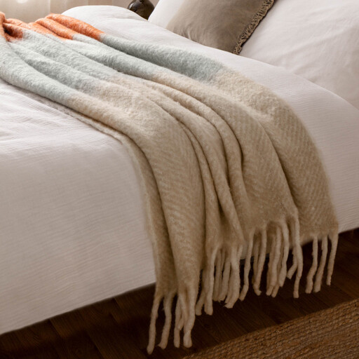 Yard Throw Rawton Ombre Brick/Flint 130x180cm