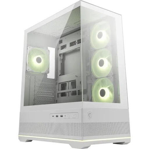MSI MAG PANO 110R PZ Mid-Tower PC Gaming Case - White