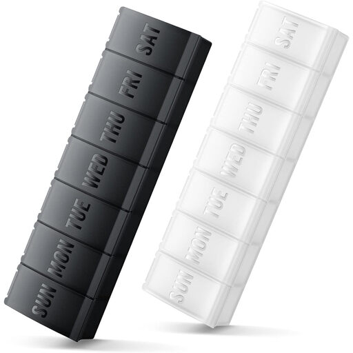 VVM 7-Day Weekly Travel Pill Organizer