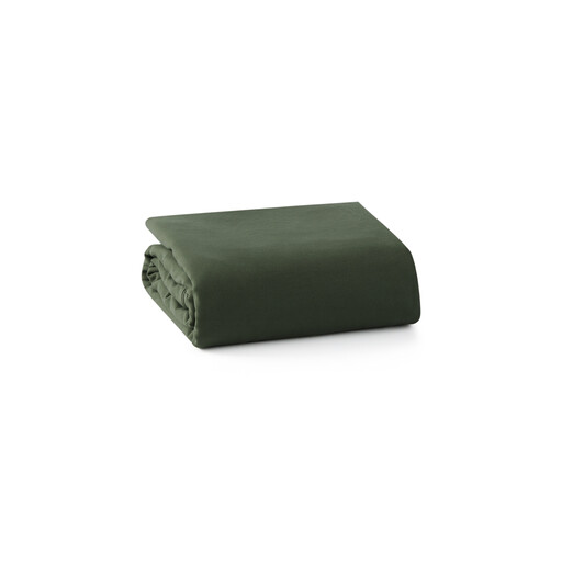 Bettw?sche-Set 155x220 vorgewaschen Olivgrün