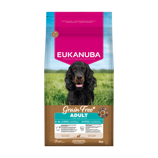 Eukanuba Grain Free Adult All Breeds Venison