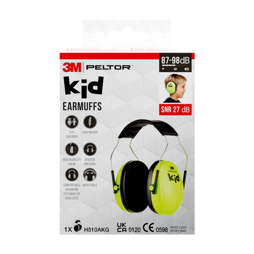 3M PELTOR Kid green children’s ear defenders