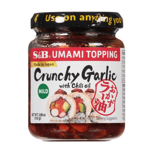S&B Umami Topping Garlic with Chilli Oil Mild 110g