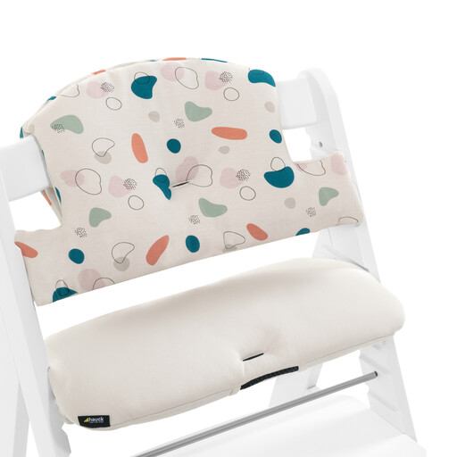 hauck Seat Cushion / Highchair Pad for Alpha Highchair - Highchair Pad Select - Jersey Organic
