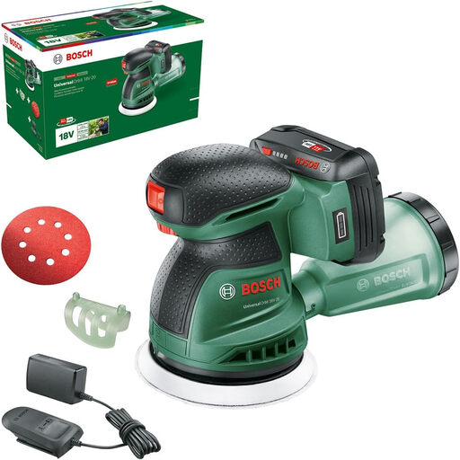 Bosch UniversalOrbit Orbital Sander - 18V, Green/Black
