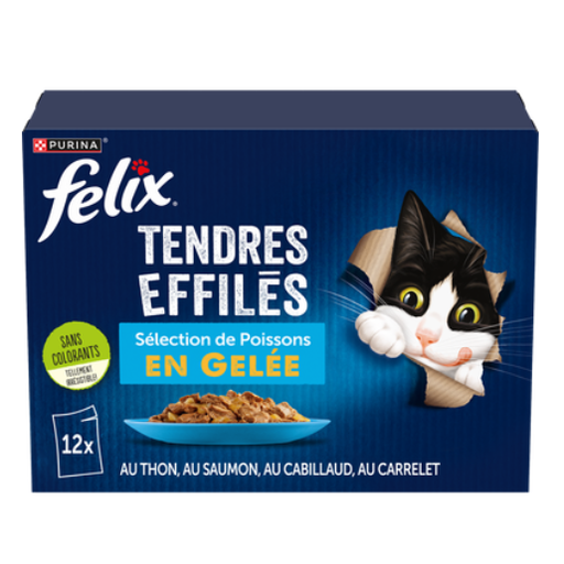 Felix Tender Flaked in Jelly Fish Selection Cat Food