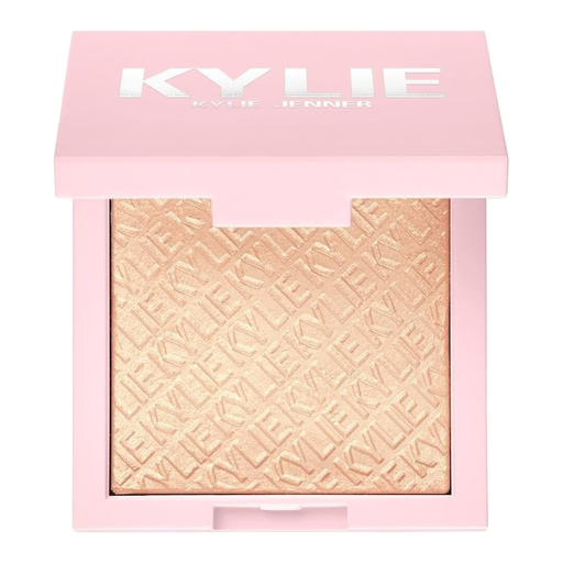 Kylie Cosmetics Kylighter Pressed Illuminating Powder 8 g #050 Cheers Darling – Vegan Highlighting Powder for a Luminous, Soft-Focus Glow