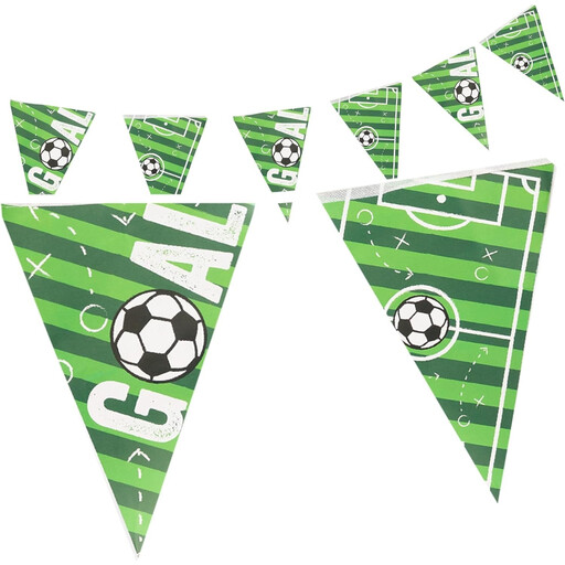 Pennant String Garland for Football Goal