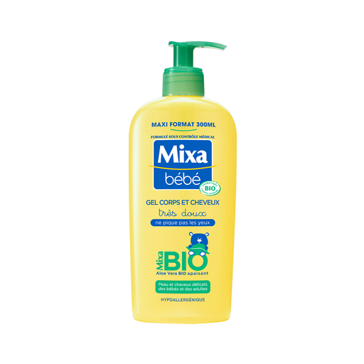 MIXA BEBE 2-in-1 Body and Hair Gel Bio 300ml