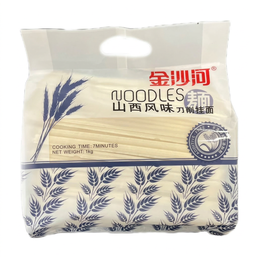 Jin Sha He Shanxi Style Knife-Cut noodles, 1 kg pack