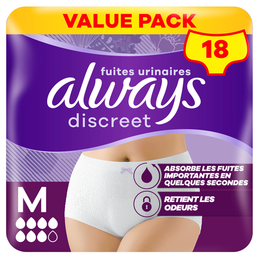 Always Discreet Plus Incontinence Underwear