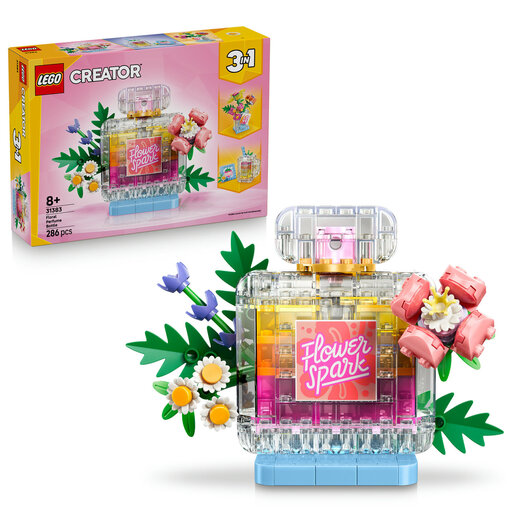 LEGO Creator 3-en-1 flacon de parfum avec décoration florale