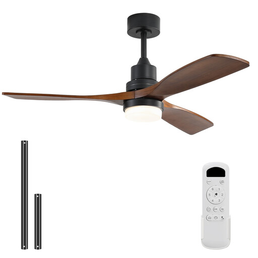 Sofucor 5247 Deckenventilator mit Holzflügeln