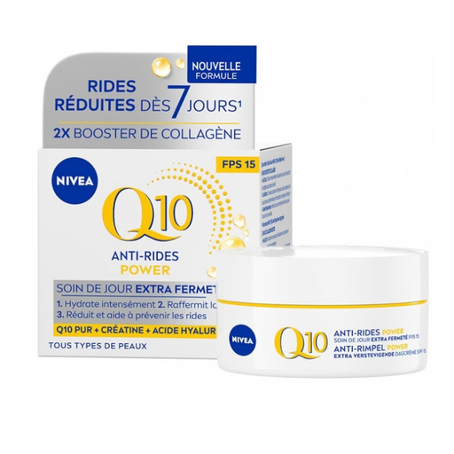 NIVEA Q10 Anti-Wrinkle Power Day Cream 50ml SPF15