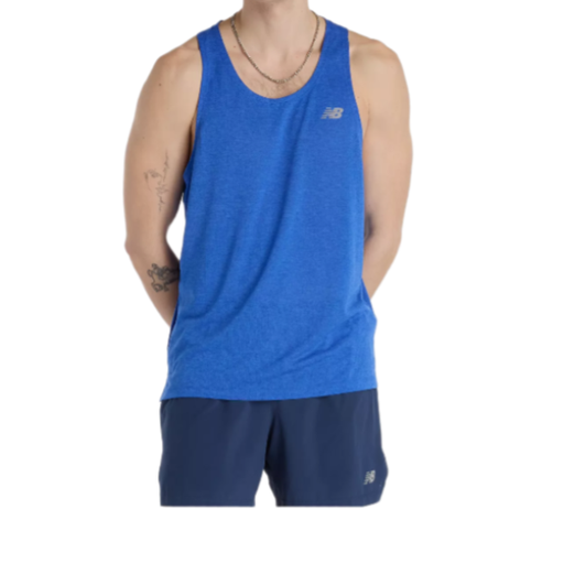 NEW BALANCE Athletics Singlet Tee Blue
