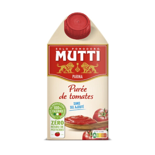Mutti Zero Pesticides tomato purée 500 g