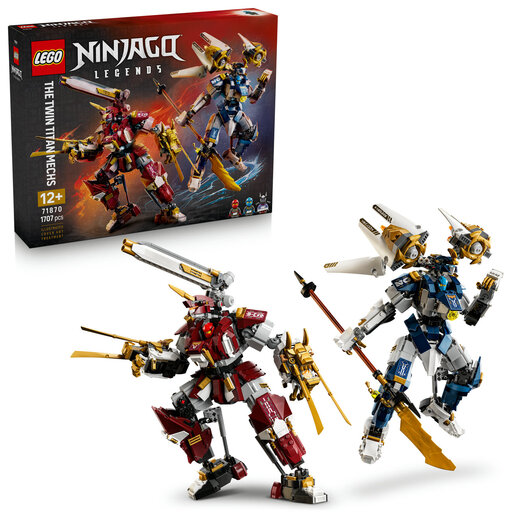 LEGO NINJAGO The Twin Titan Mechs