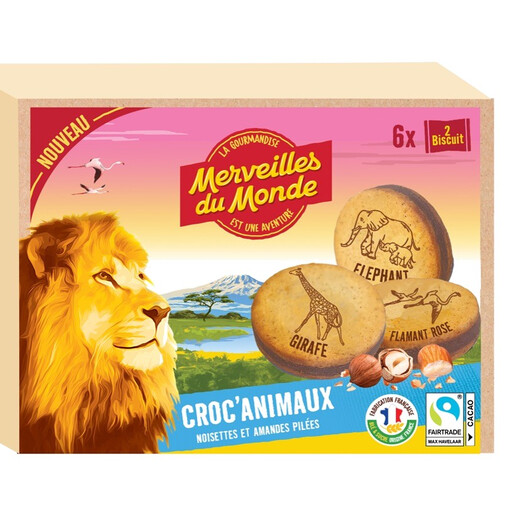 MERVEILLES DU MONDE Croc'Animaux - 139g