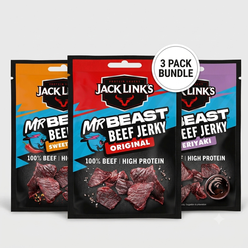 Jack Link's Beef Jerky 25g Flavour Bundle x3