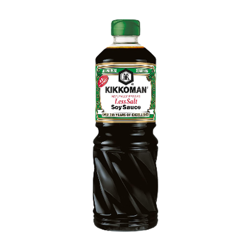 KIKKOMAN Less Salt Soy Sauce PET 975ml