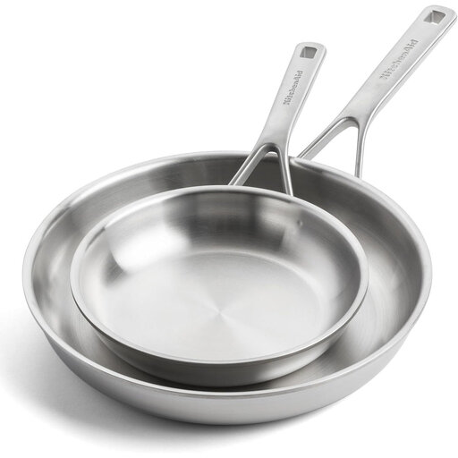 KitchenAid Multiply Frypan Set of 2 Uncoated