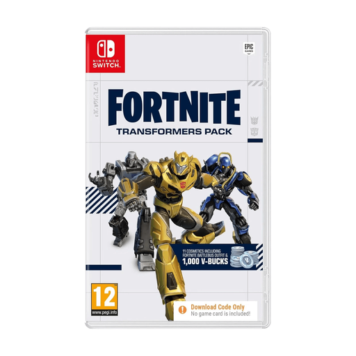 Fortnite Transformers Pack Switch Code In Box