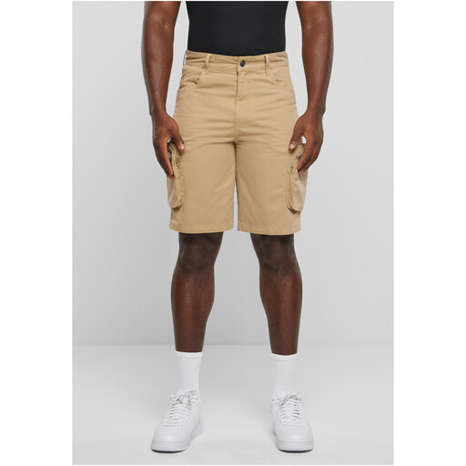 Urban Classics Baggy Cargo Shorts in Unionbeige