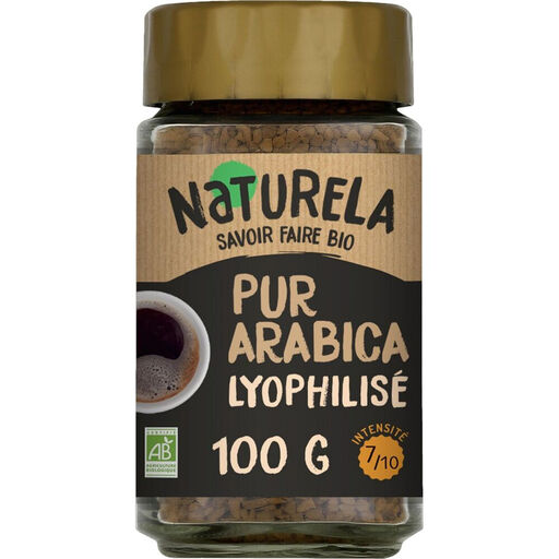 NATURELA Organic Instant Coffee, café instantané bio 100 g