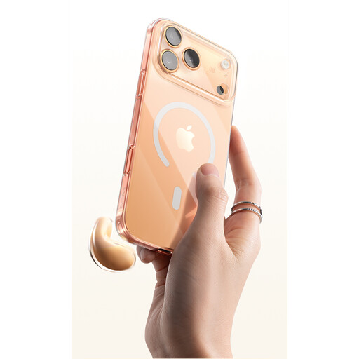 iPhone 17 Pro Max Baseus 透明水晶超薄磁吸手机壳