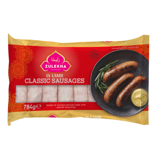 Zulekha 14 Lamb Sausage Classic 784g