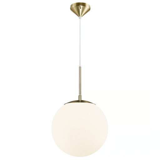Suspension GRANT 25 en verre et laiton
