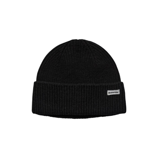 Rester?ds Winter-Insulated Wool Beanie, Classic Fit Black 