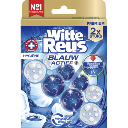 Witte Reus Blue Active Hygiene Toilet Block